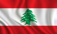 Lebanon flag background