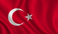 Turkey flag background